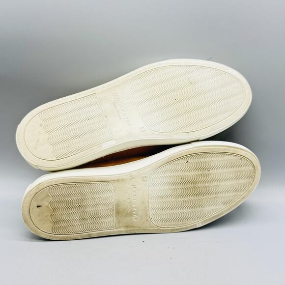 Jenni Kayne Shoes Womens 7 Tan Beige Suede Mule Slip On Slider Sneakers Casual - Picture 10 of 13